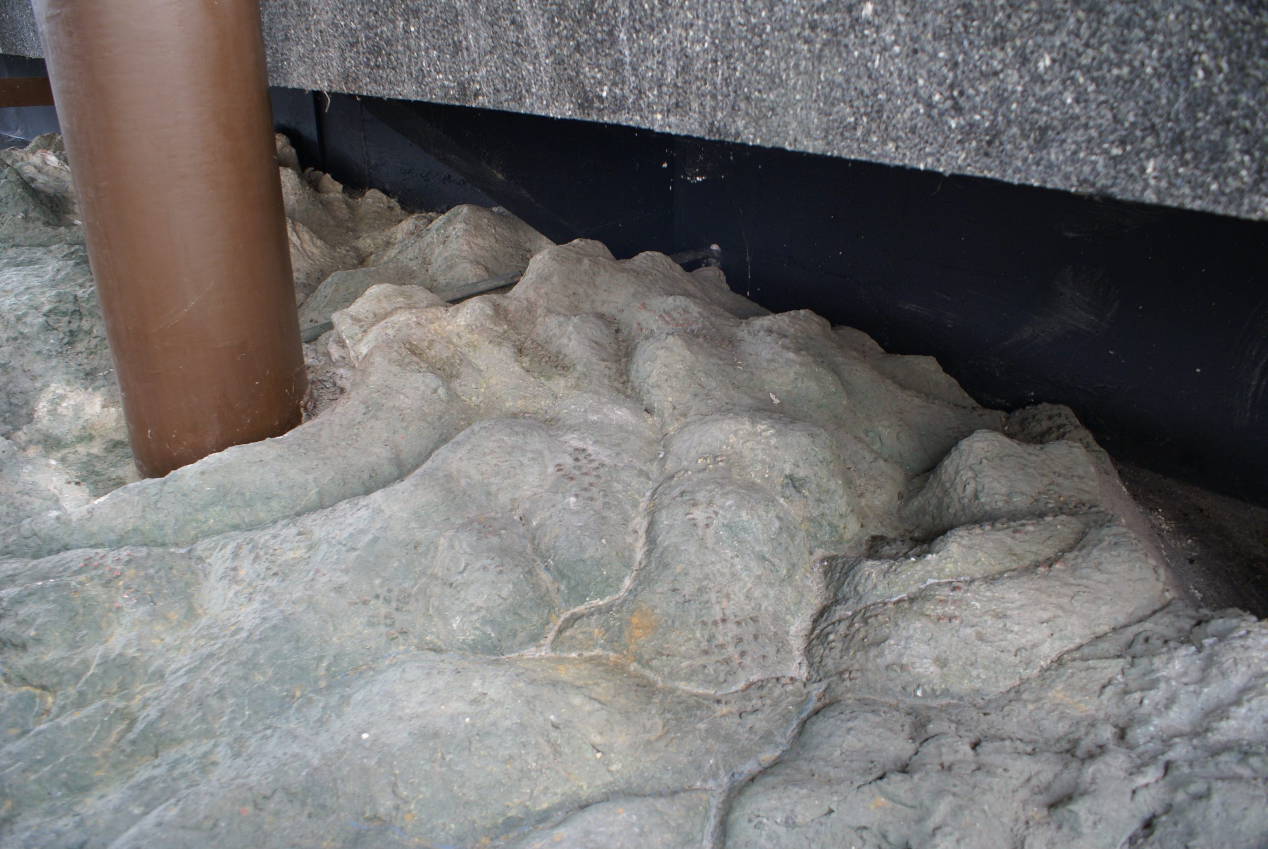 Part of the Concrete Gallery surrounding the Relief Map