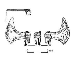 Fig. 15. Krosno. Miniature axe badge. After: Kotowicz/Muzyczuk 2008, p. 134, Fig. 5.6.