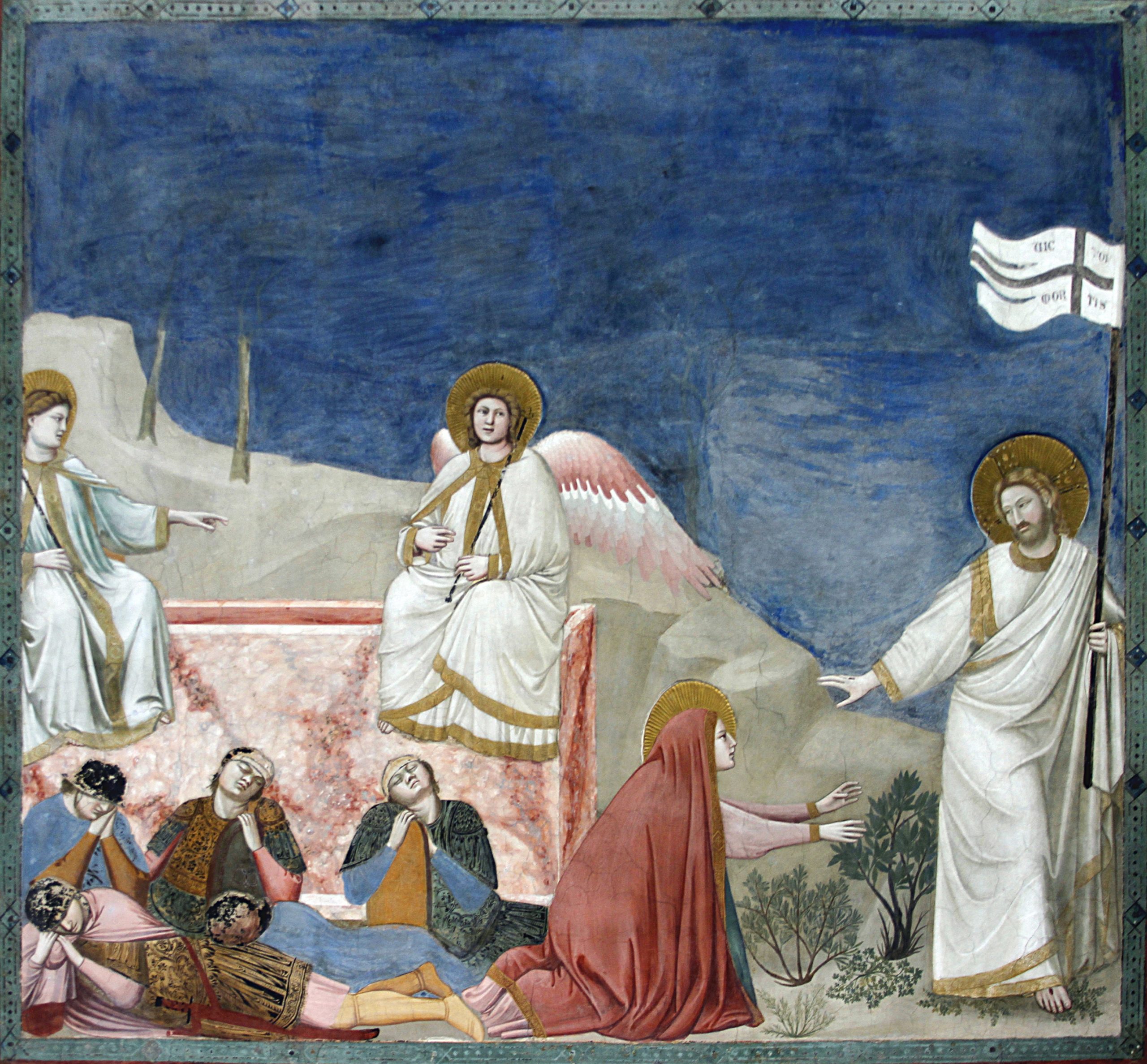 Abb. 3: Giotto di Bondone, Noli me tangere, Padua, Arenakapelle, um 1300. Foto: Wikimedia Commons © José Luiz Bernardes Ribeiro / CC BY-SA 4.0.